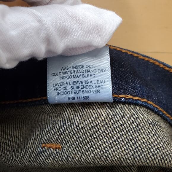 Ramy Brook Cindy High Rise Flare Bootcut Jeans Dark Wash Blue Stretch Size 32 - Picture 11 of 11